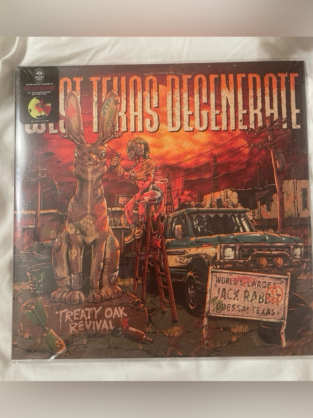 Treaty Oak Revival West Texas Degenerate Nuclear Sonar Blotter Vinyl LP SEALED